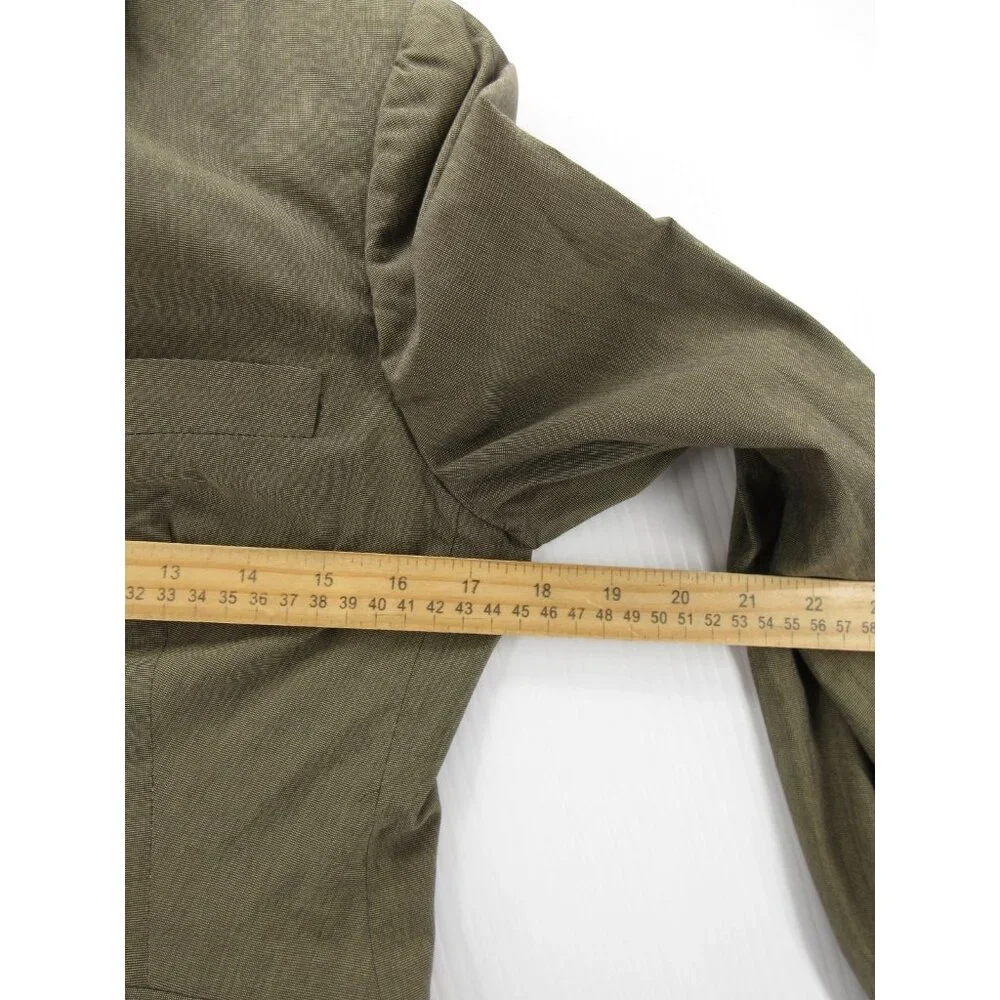 Paul Smith Blazer 6 Olive Jacket Coat Career Floral Lining Italy 42